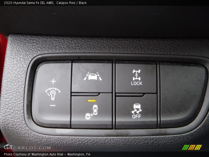 Calypso Red / Black 2020 Hyundai Santa Fe SEL AWD