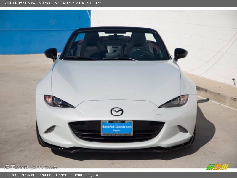 Ceramic Metallic / Black 2018 Mazda MX-5 Miata Club