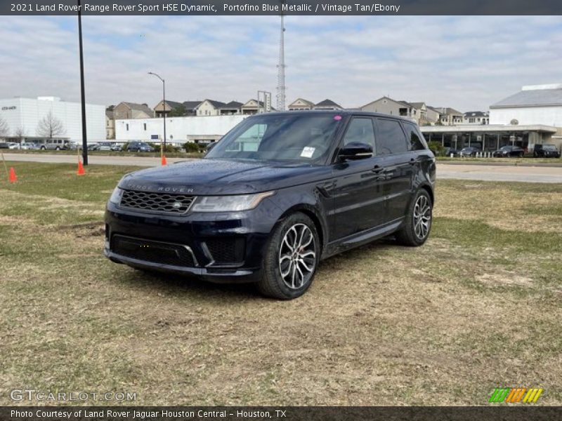 Portofino Blue Metallic / Vintage Tan/Ebony 2021 Land Rover Range Rover Sport HSE Dynamic