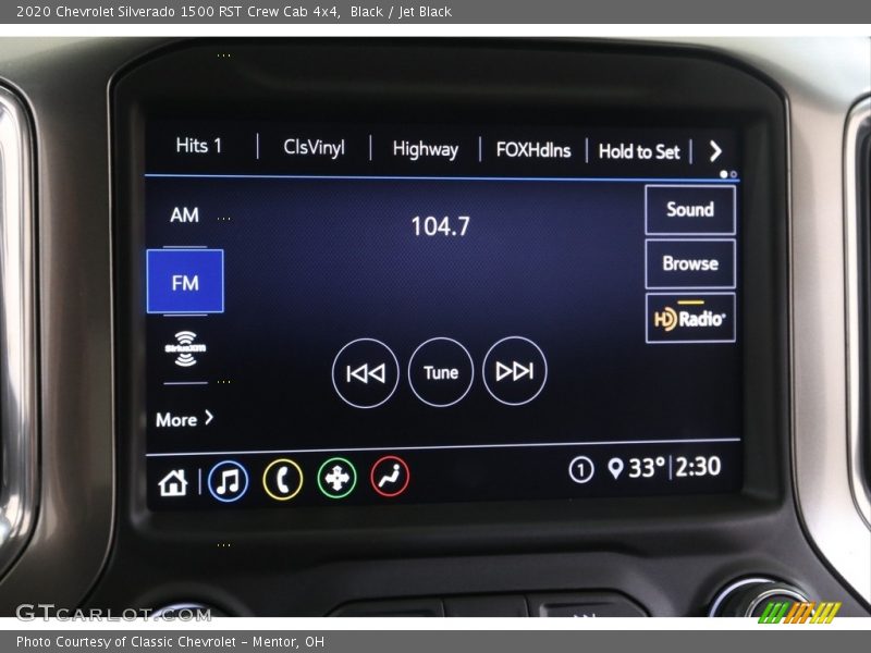 Black / Jet Black 2020 Chevrolet Silverado 1500 RST Crew Cab 4x4