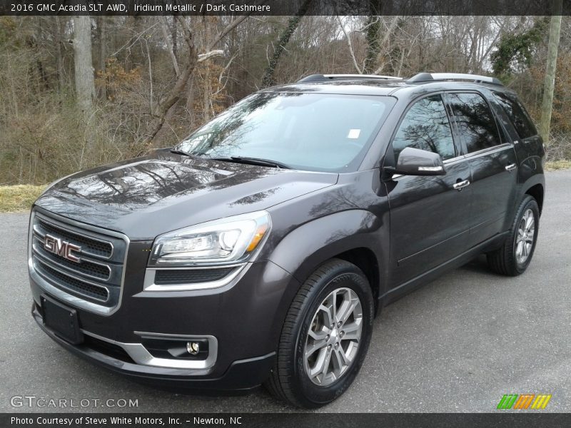 Iridium Metallic / Dark Cashmere 2016 GMC Acadia SLT AWD