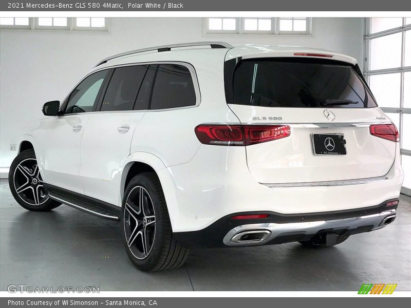 Polar White / Black 2021 Mercedes-Benz GLS 580 4Matic
