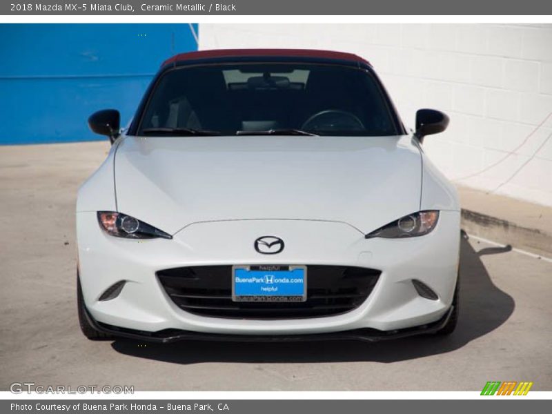 Ceramic Metallic / Black 2018 Mazda MX-5 Miata Club
