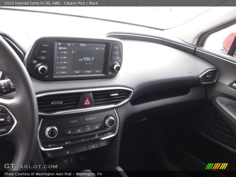 Calypso Red / Black 2020 Hyundai Santa Fe SEL AWD