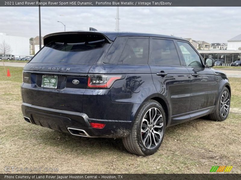 Portofino Blue Metallic / Vintage Tan/Ebony 2021 Land Rover Range Rover Sport HSE Dynamic