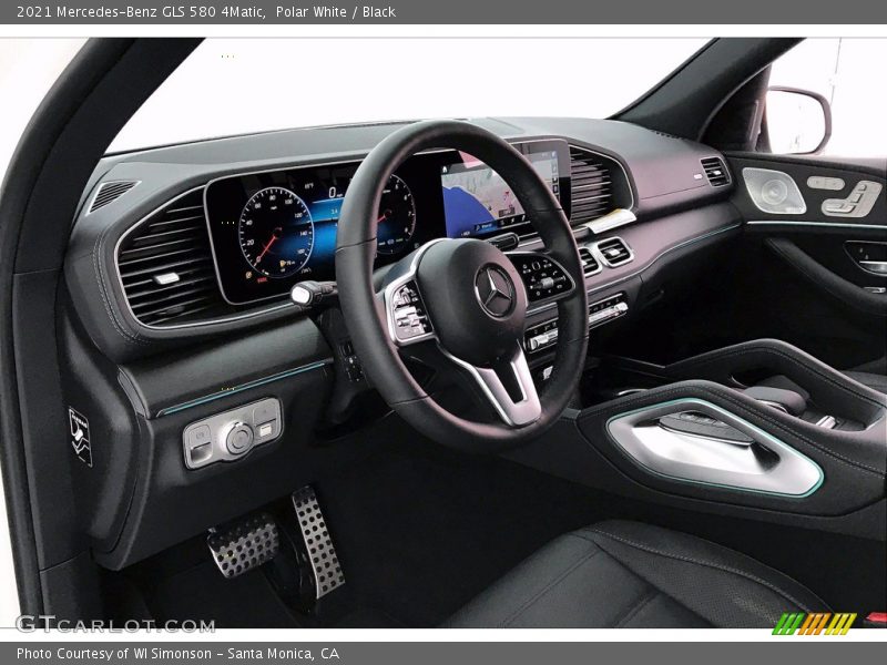 Polar White / Black 2021 Mercedes-Benz GLS 580 4Matic