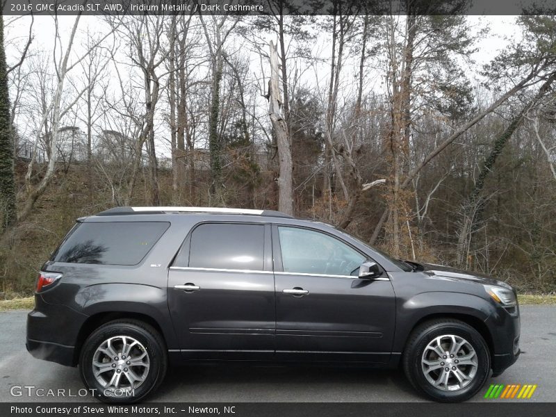 Iridium Metallic / Dark Cashmere 2016 GMC Acadia SLT AWD
