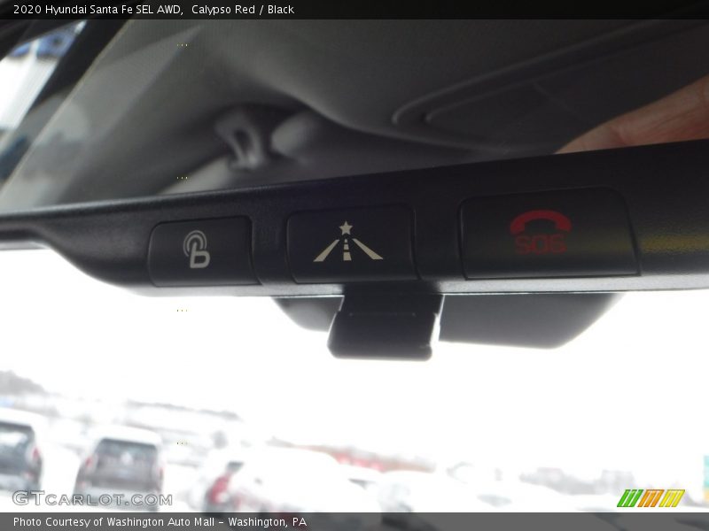Calypso Red / Black 2020 Hyundai Santa Fe SEL AWD