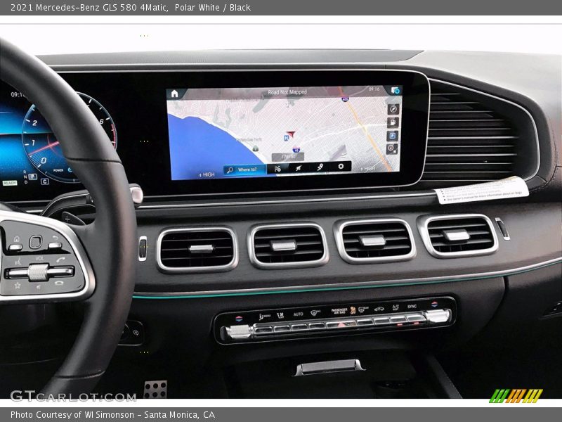 Polar White / Black 2021 Mercedes-Benz GLS 580 4Matic