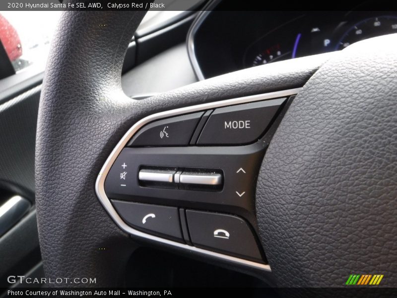 Calypso Red / Black 2020 Hyundai Santa Fe SEL AWD