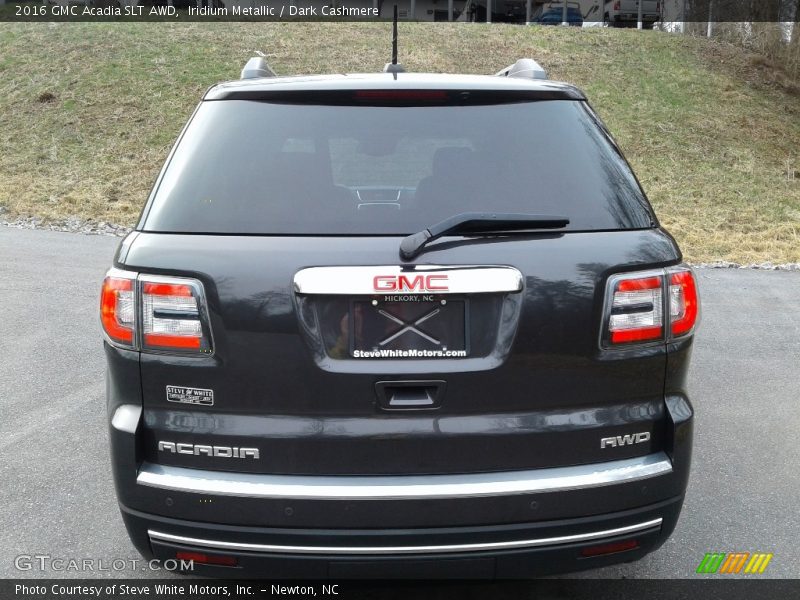 Iridium Metallic / Dark Cashmere 2016 GMC Acadia SLT AWD