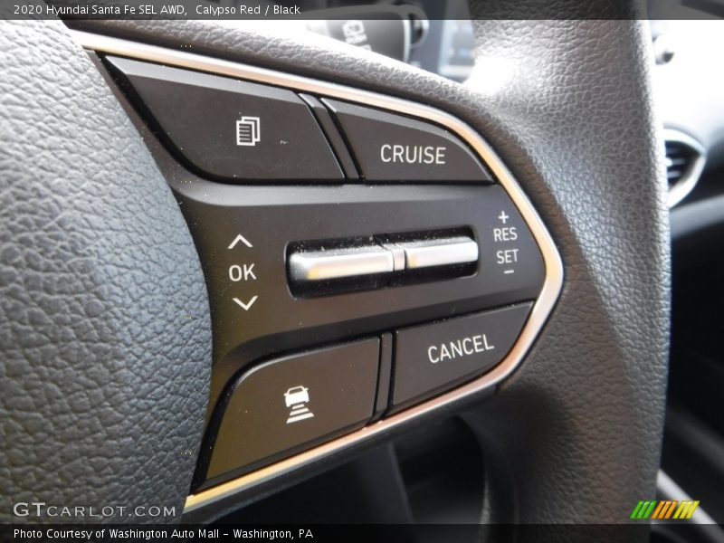 Calypso Red / Black 2020 Hyundai Santa Fe SEL AWD