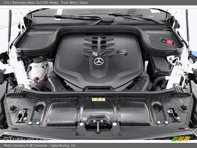 Polar White / Black 2021 Mercedes-Benz GLS 580 4Matic