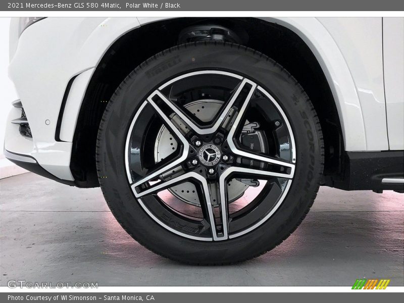 Polar White / Black 2021 Mercedes-Benz GLS 580 4Matic