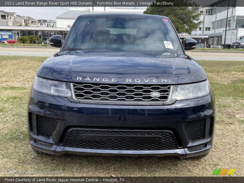 Portofino Blue Metallic / Vintage Tan/Ebony 2021 Land Rover Range Rover Sport HSE Dynamic