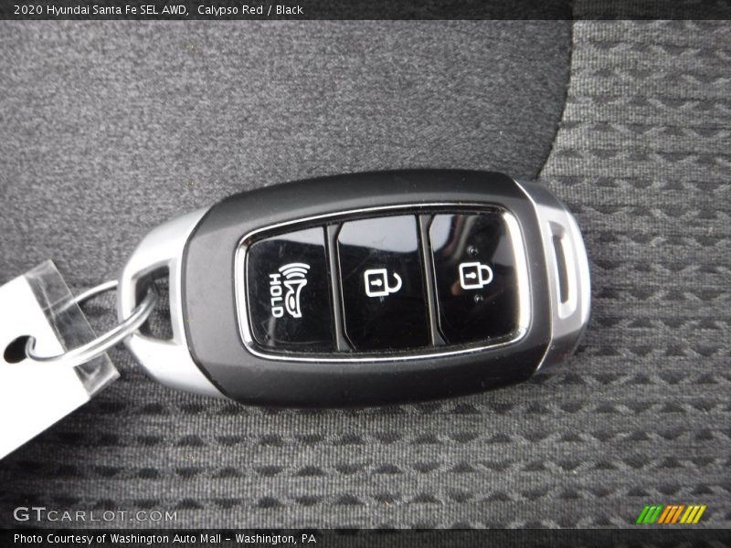 Calypso Red / Black 2020 Hyundai Santa Fe SEL AWD