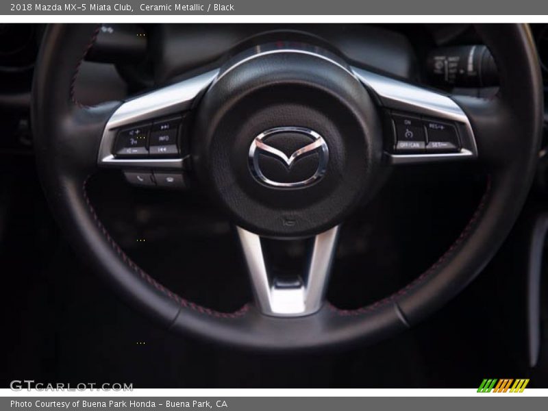 Ceramic Metallic / Black 2018 Mazda MX-5 Miata Club