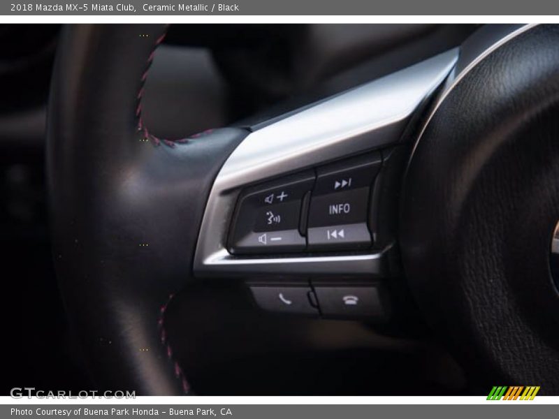 Ceramic Metallic / Black 2018 Mazda MX-5 Miata Club