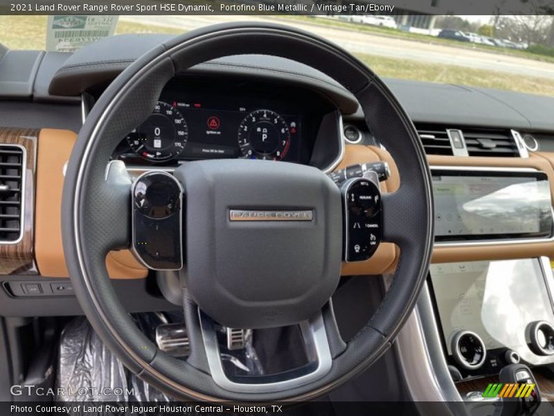 Portofino Blue Metallic / Vintage Tan/Ebony 2021 Land Rover Range Rover Sport HSE Dynamic