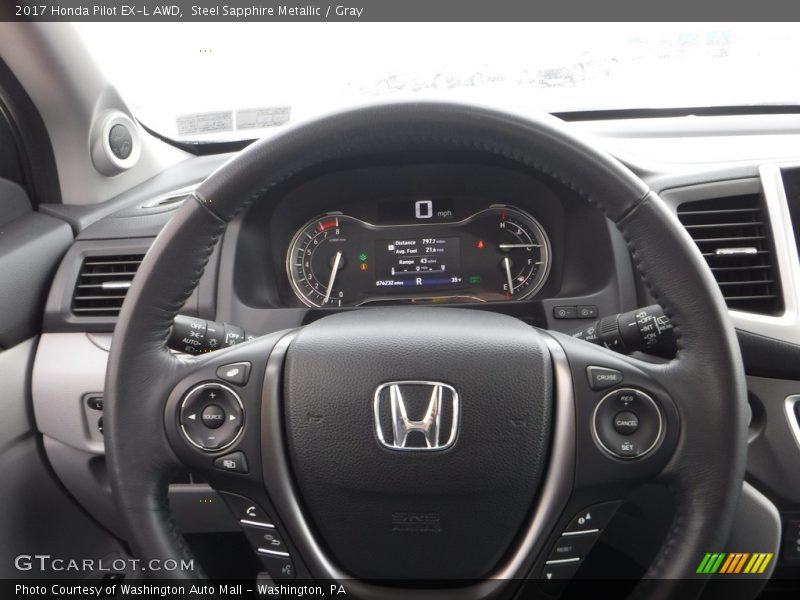  2017 Pilot EX-L AWD Steering Wheel