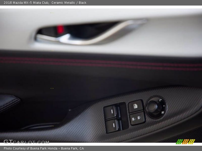 Ceramic Metallic / Black 2018 Mazda MX-5 Miata Club