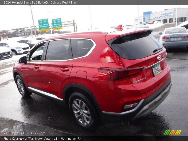 Calypso Red / Black 2020 Hyundai Santa Fe SEL AWD