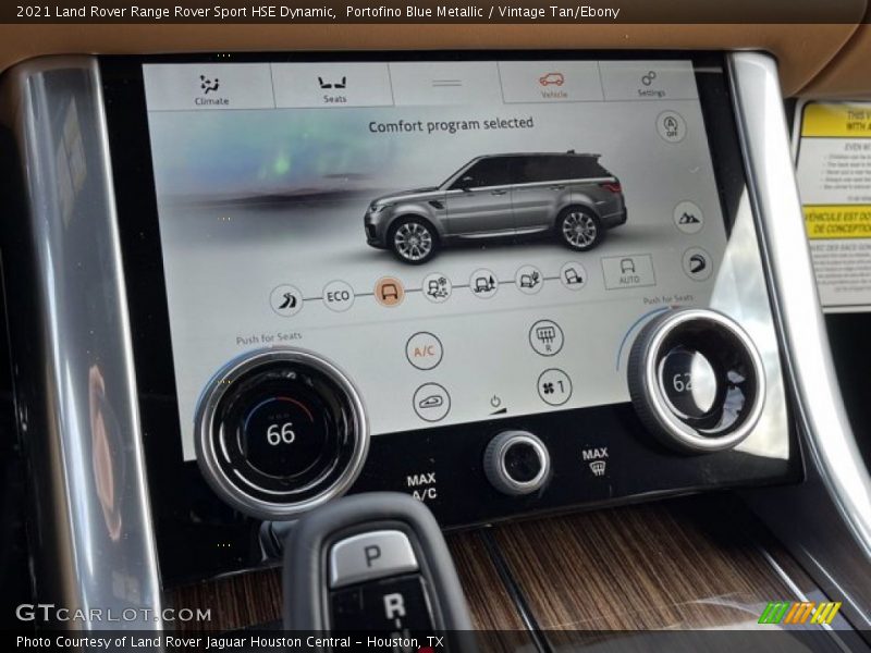 Portofino Blue Metallic / Vintage Tan/Ebony 2021 Land Rover Range Rover Sport HSE Dynamic