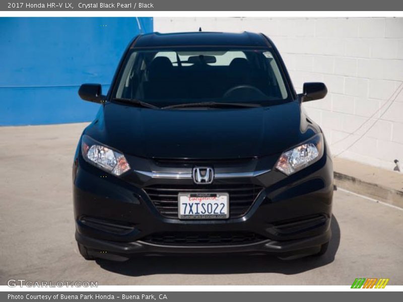 Crystal Black Pearl / Black 2017 Honda HR-V LX