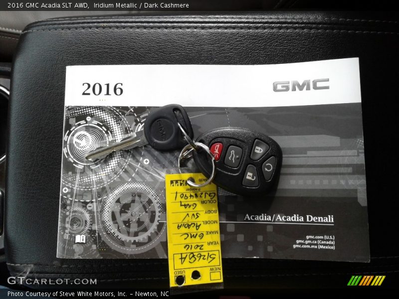 Iridium Metallic / Dark Cashmere 2016 GMC Acadia SLT AWD