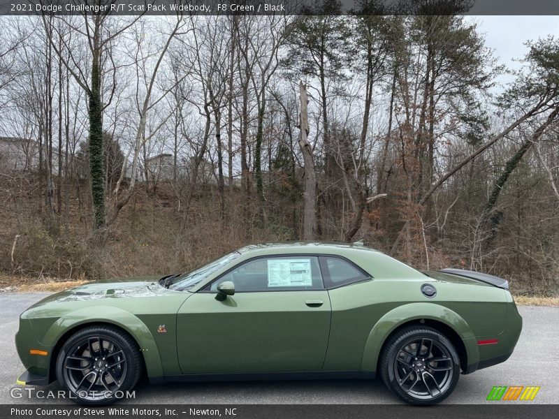 F8 Green / Black 2021 Dodge Challenger R/T Scat Pack Widebody