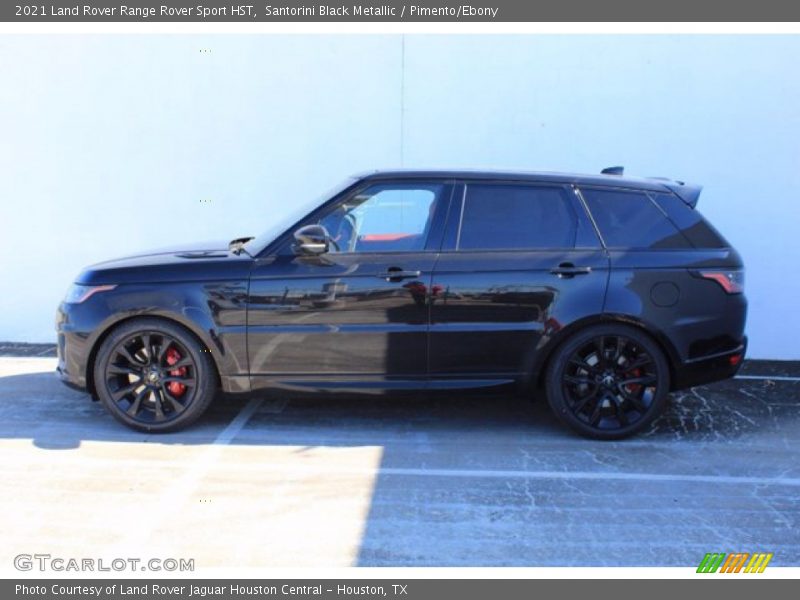 Santorini Black Metallic / Pimento/Ebony 2021 Land Rover Range Rover Sport HST