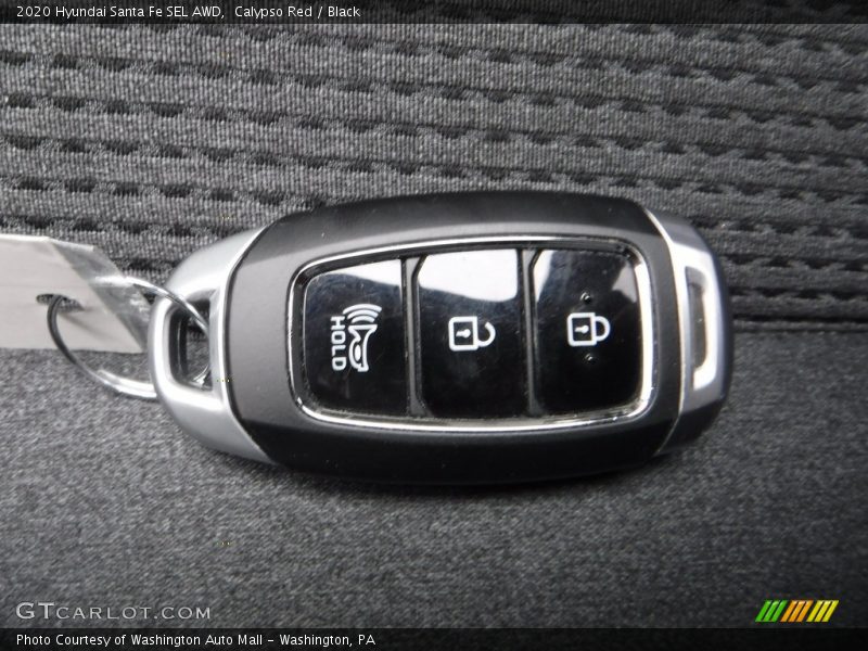 Calypso Red / Black 2020 Hyundai Santa Fe SEL AWD