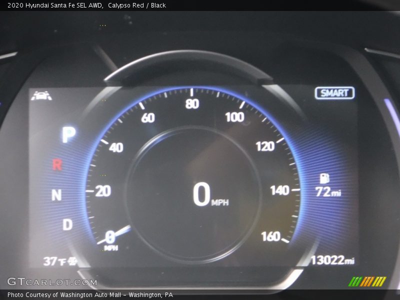 Calypso Red / Black 2020 Hyundai Santa Fe SEL AWD