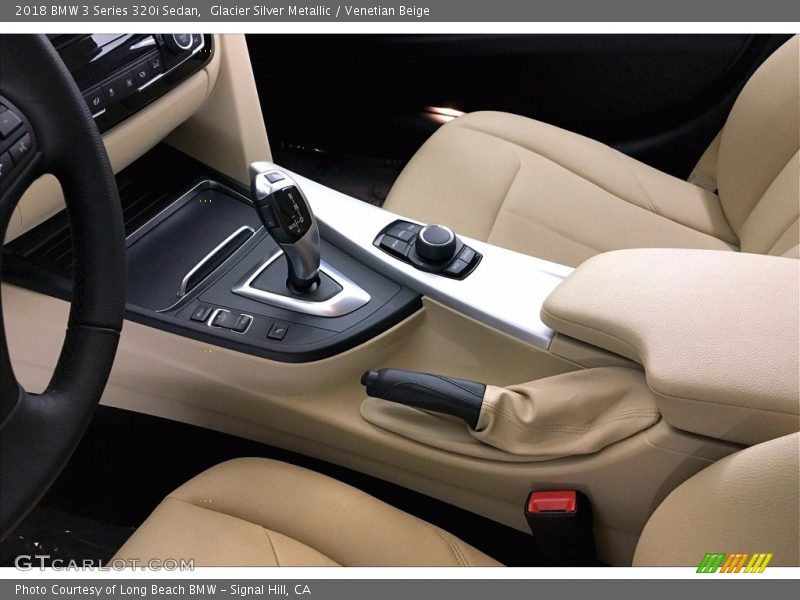 Glacier Silver Metallic / Venetian Beige 2018 BMW 3 Series 320i Sedan