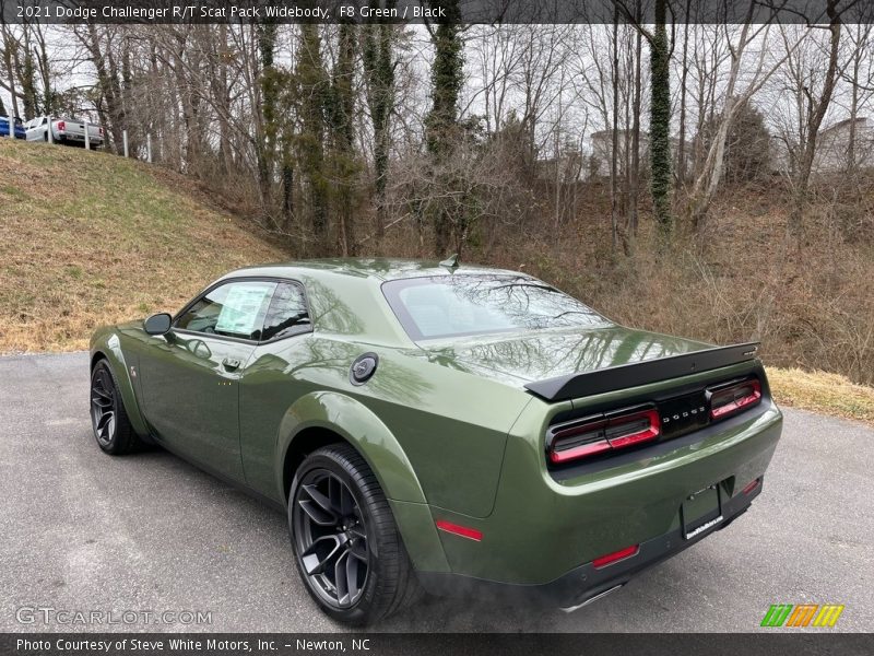 F8 Green / Black 2021 Dodge Challenger R/T Scat Pack Widebody