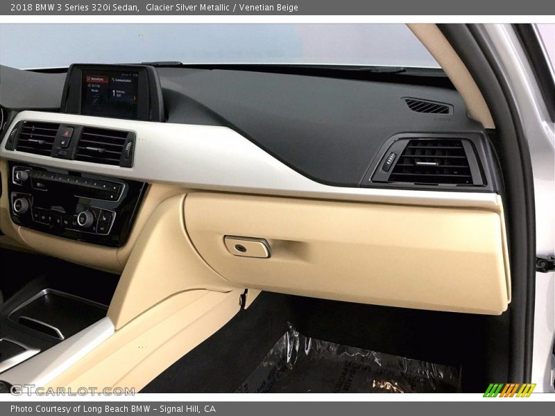 Glacier Silver Metallic / Venetian Beige 2018 BMW 3 Series 320i Sedan