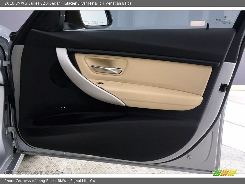 Glacier Silver Metallic / Venetian Beige 2018 BMW 3 Series 320i Sedan