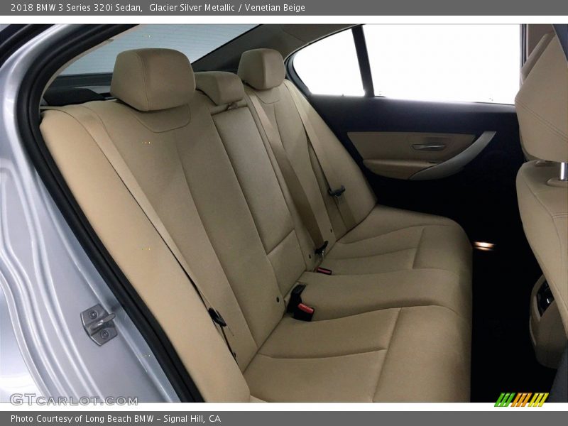 Glacier Silver Metallic / Venetian Beige 2018 BMW 3 Series 320i Sedan