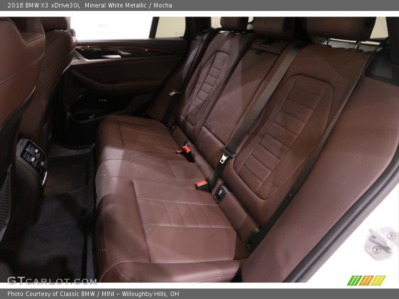 Mineral White Metallic / Mocha 2018 BMW X3 xDrive30i