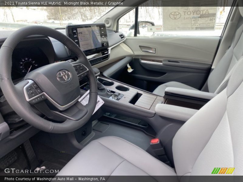 Midnight Black Metallic / Graphite 2021 Toyota Sienna XLE Hybrid