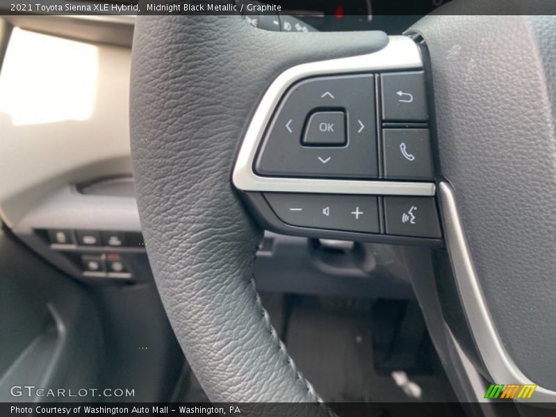 Midnight Black Metallic / Graphite 2021 Toyota Sienna XLE Hybrid