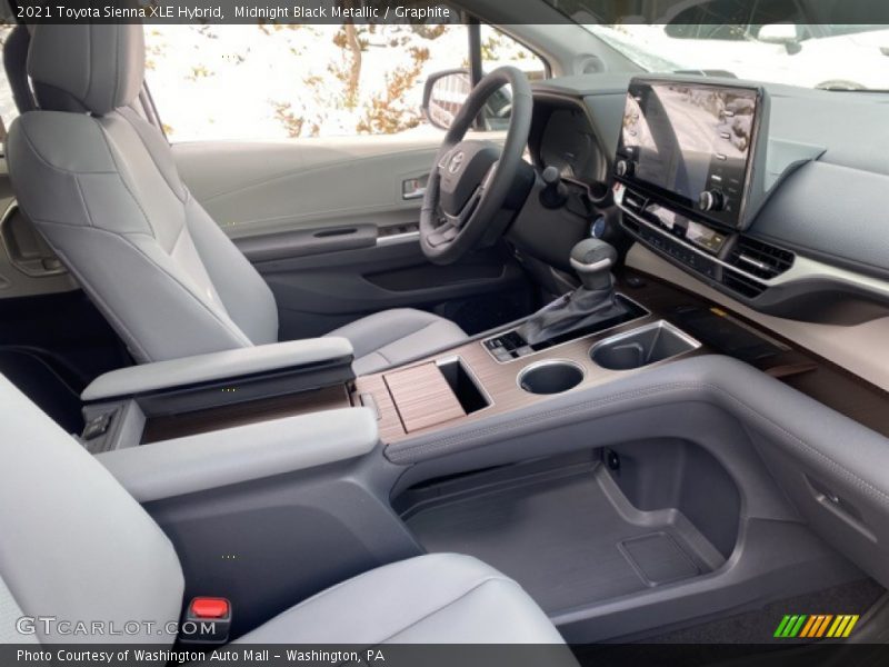 Midnight Black Metallic / Graphite 2021 Toyota Sienna XLE Hybrid