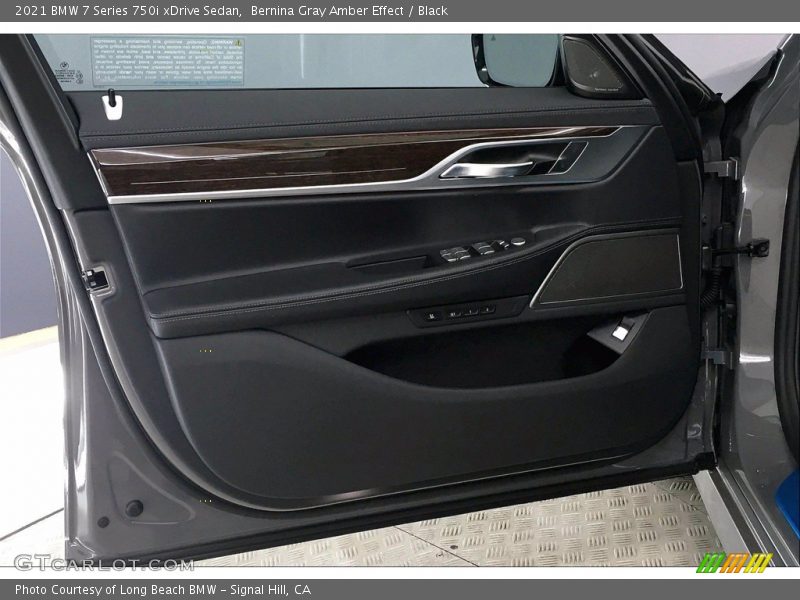Bernina Gray Amber Effect / Black 2021 BMW 7 Series 750i xDrive Sedan