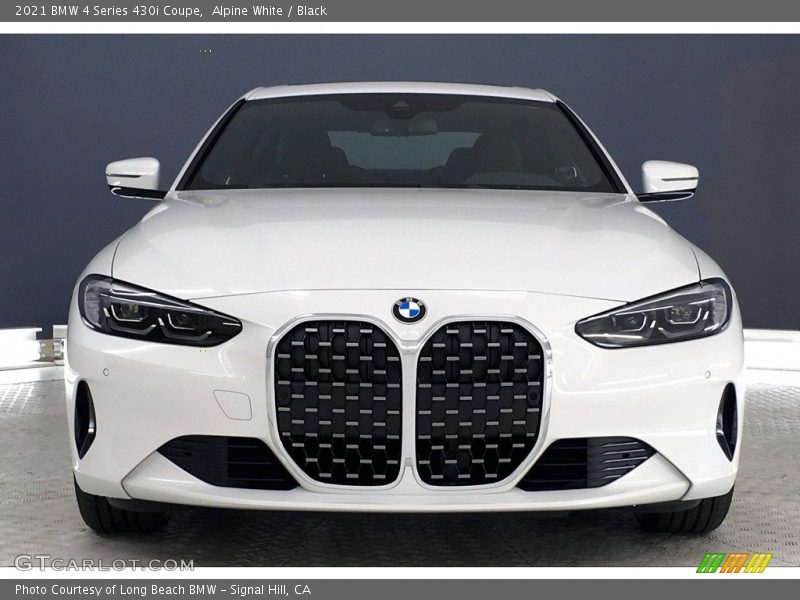 Alpine White / Black 2021 BMW 4 Series 430i Coupe