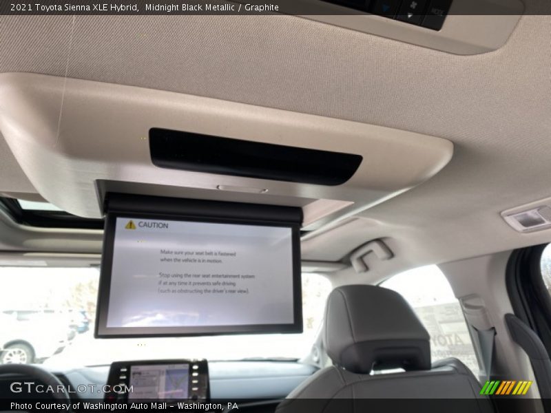 Midnight Black Metallic / Graphite 2021 Toyota Sienna XLE Hybrid