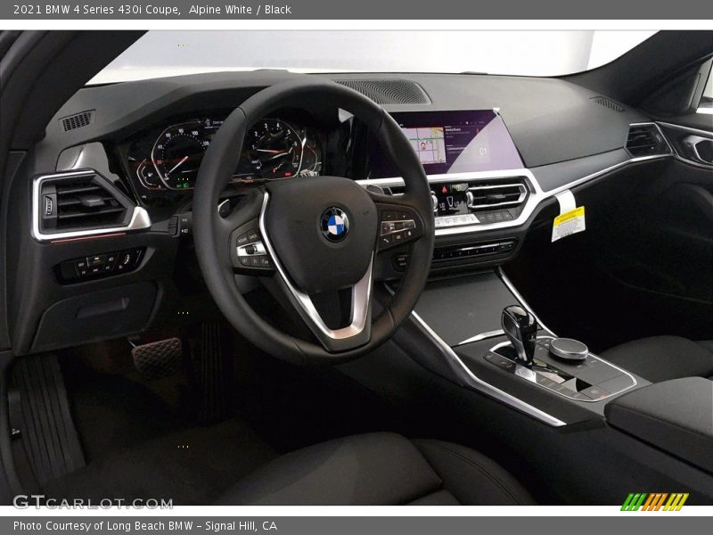 Alpine White / Black 2021 BMW 4 Series 430i Coupe