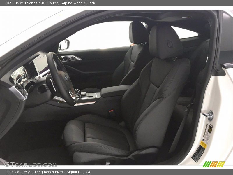Alpine White / Black 2021 BMW 4 Series 430i Coupe