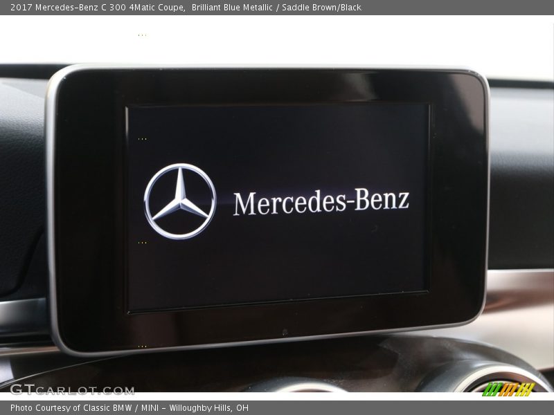 Brilliant Blue Metallic / Saddle Brown/Black 2017 Mercedes-Benz C 300 4Matic Coupe