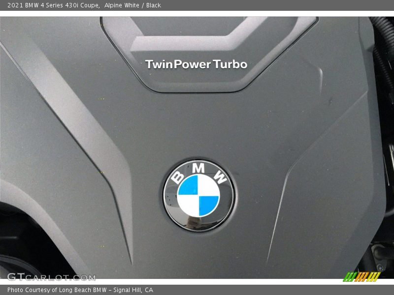 Alpine White / Black 2021 BMW 4 Series 430i Coupe