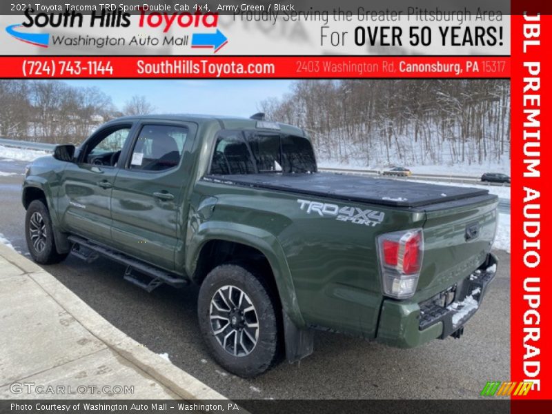 Army Green / Black 2021 Toyota Tacoma TRD Sport Double Cab 4x4